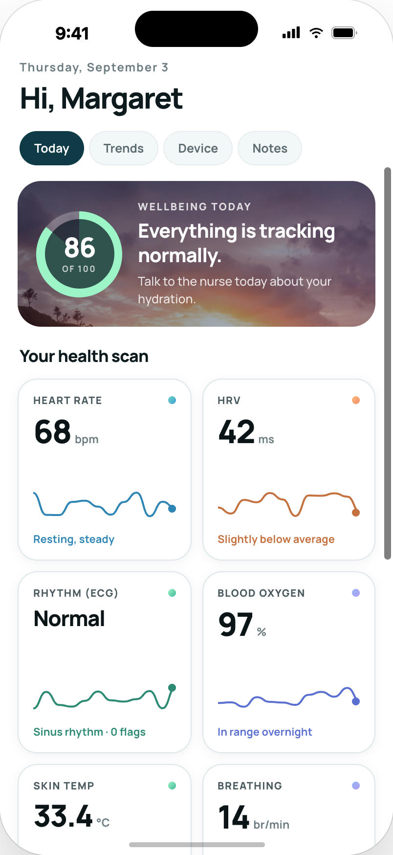 Clarity resident app